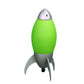 Green and Silver Rocket Shaped Table Lamp By Homeroots | Table Lamps | Modishstore - 2