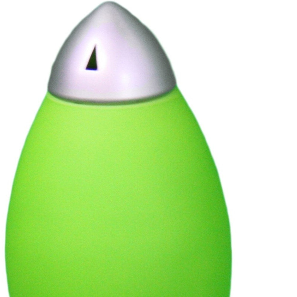 Green and Silver Rocket Shaped Table Lamp By Homeroots | Table Lamps | Modishstore - 3