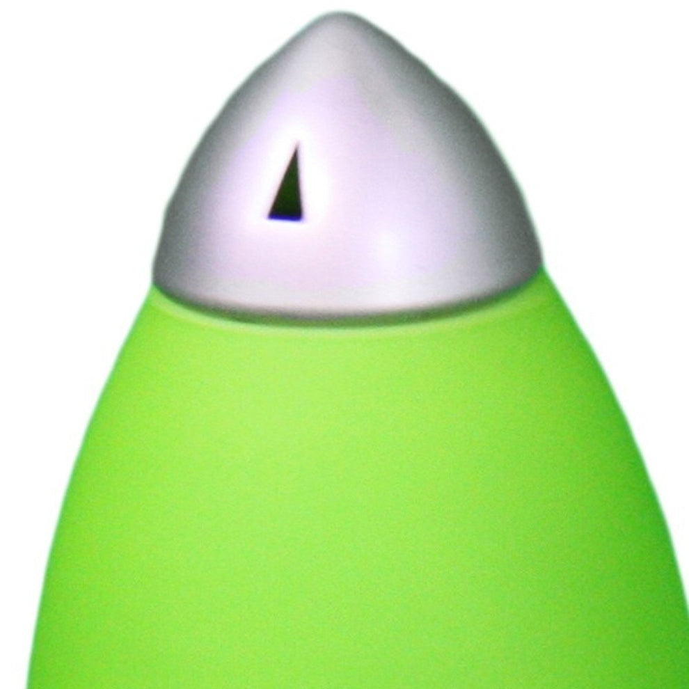 Green and Silver Rocket Shaped Table Lamp By Homeroots | Table Lamps | Modishstore - 4