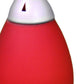 Red and Silver Rocket Shaped Table Lamp By Homeroots | Table Lamps | Modishstore - 4