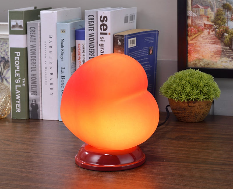 Glowing Heart Shaped Table Lamp By Homeroots | Table Lamps | Modishstore - 2