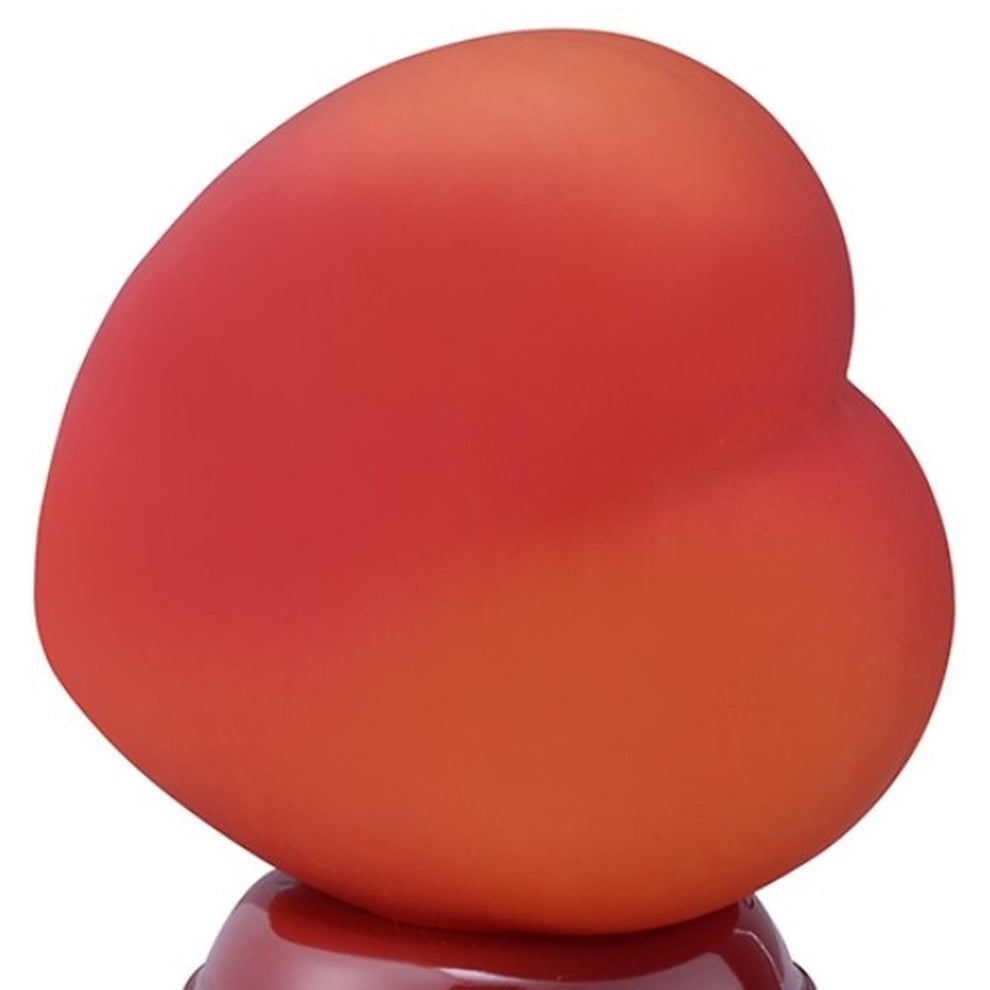 Glowing Heart Shaped Table Lamp By Homeroots | Table Lamps | Modishstore - 4