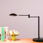 Minimalist Black Metal Swing Arm Desk Lamp By Homeroots | Desk Lamps | Modishstore