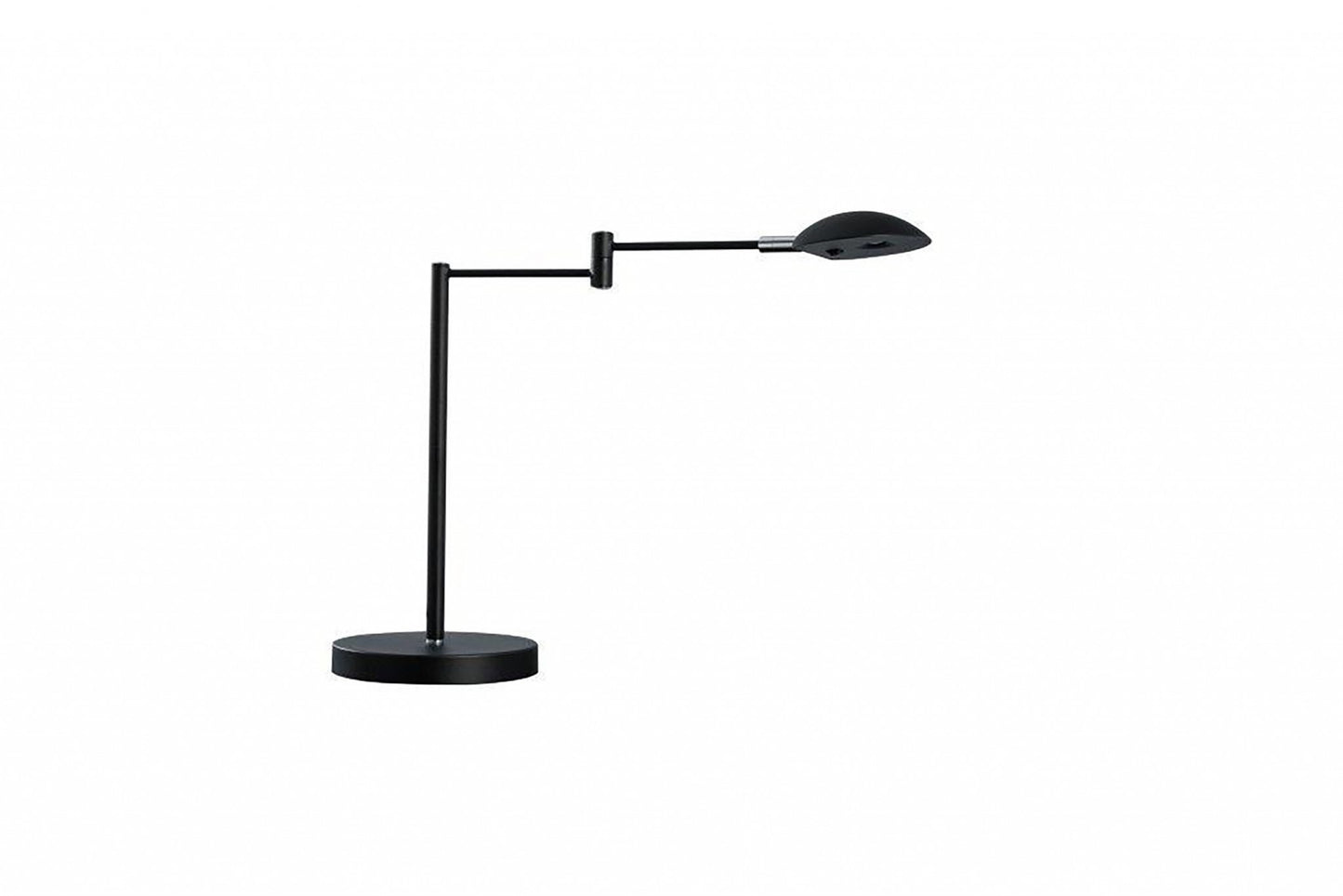 Minimalist Black Metal Swing Arm Desk Lamp By Homeroots | Desk Lamps | Modishstore - 3