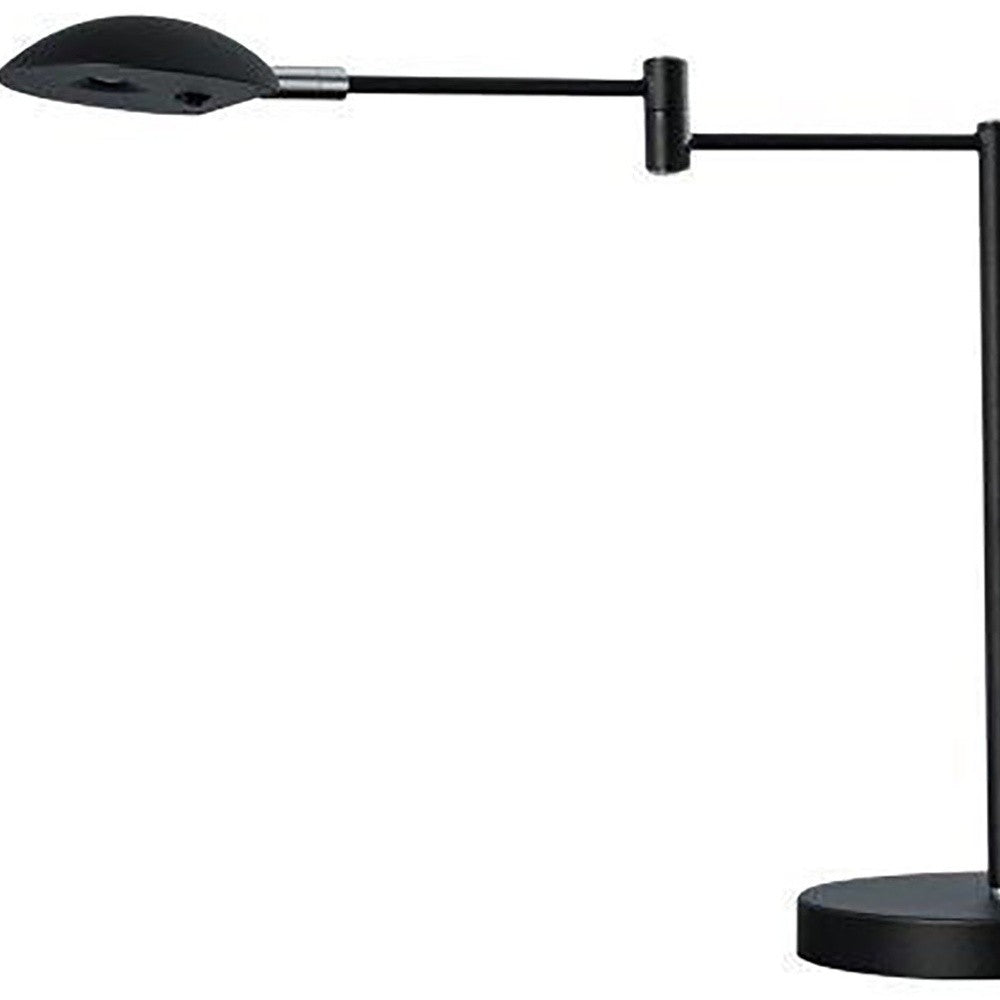 Minimalist Black Metal Swing Arm Desk Lamp By Homeroots | Desk Lamps | Modishstore - 4