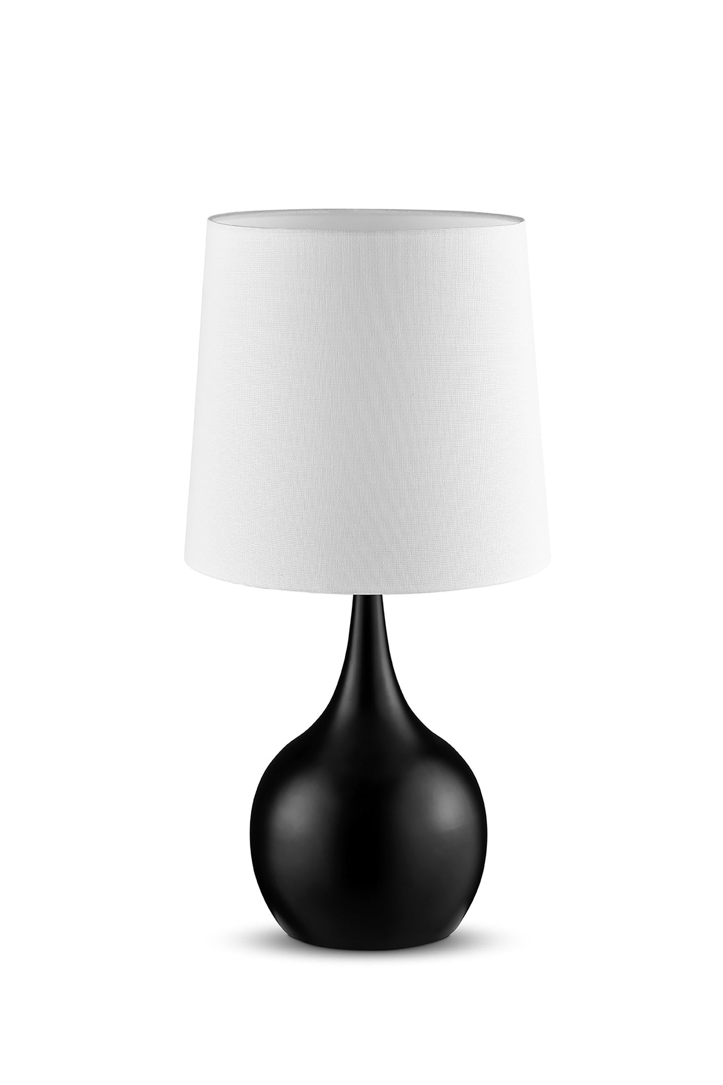 Minimalist Black Table Lamp with Touch Switch By Homeroots | Table Lamps | Modishstore - 3
