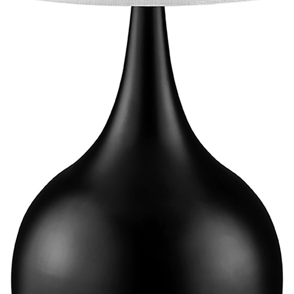 Minimalist Black Table Lamp with Touch Switch By Homeroots | Table Lamps | Modishstore - 4