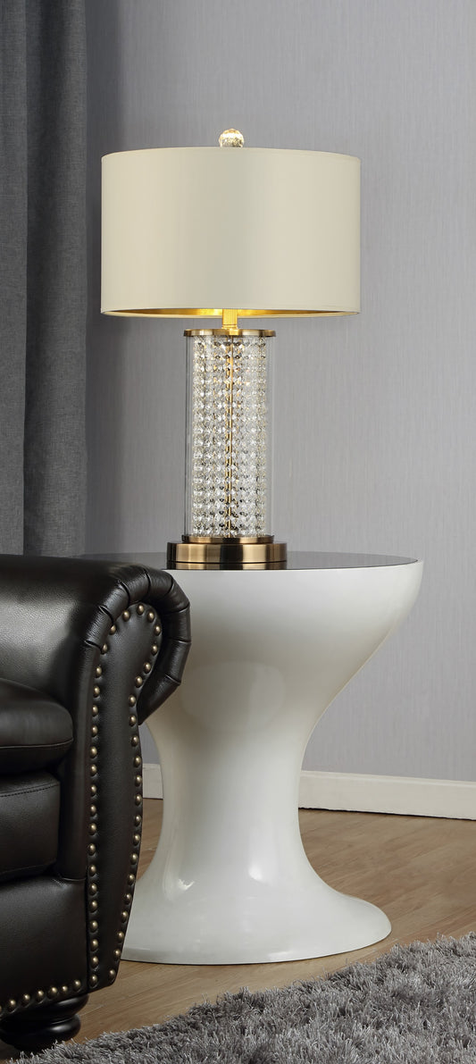 Gold Crystal Desk Lamp By Homeroots | Table Lamps | Modishstore - 3
