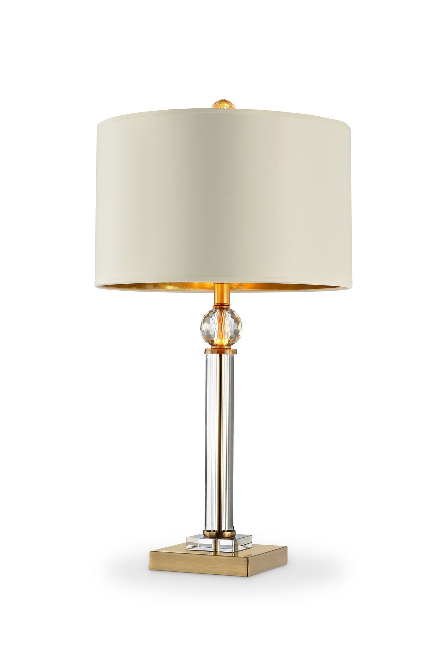 Gold Crystal Accent Desk Lamp By Homeroots | Table Lamps | Modishstore - 4