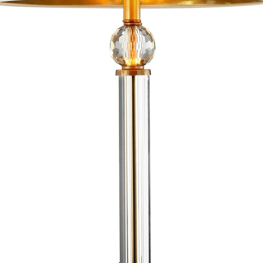Gold Crystal Accent Desk Lamp By Homeroots | Table Lamps | Modishstore - 5