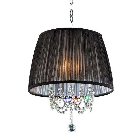 Elegant Ceiling Lamp with Crystal Accents By Homeroots | Ceiling Lamps | Modishstore