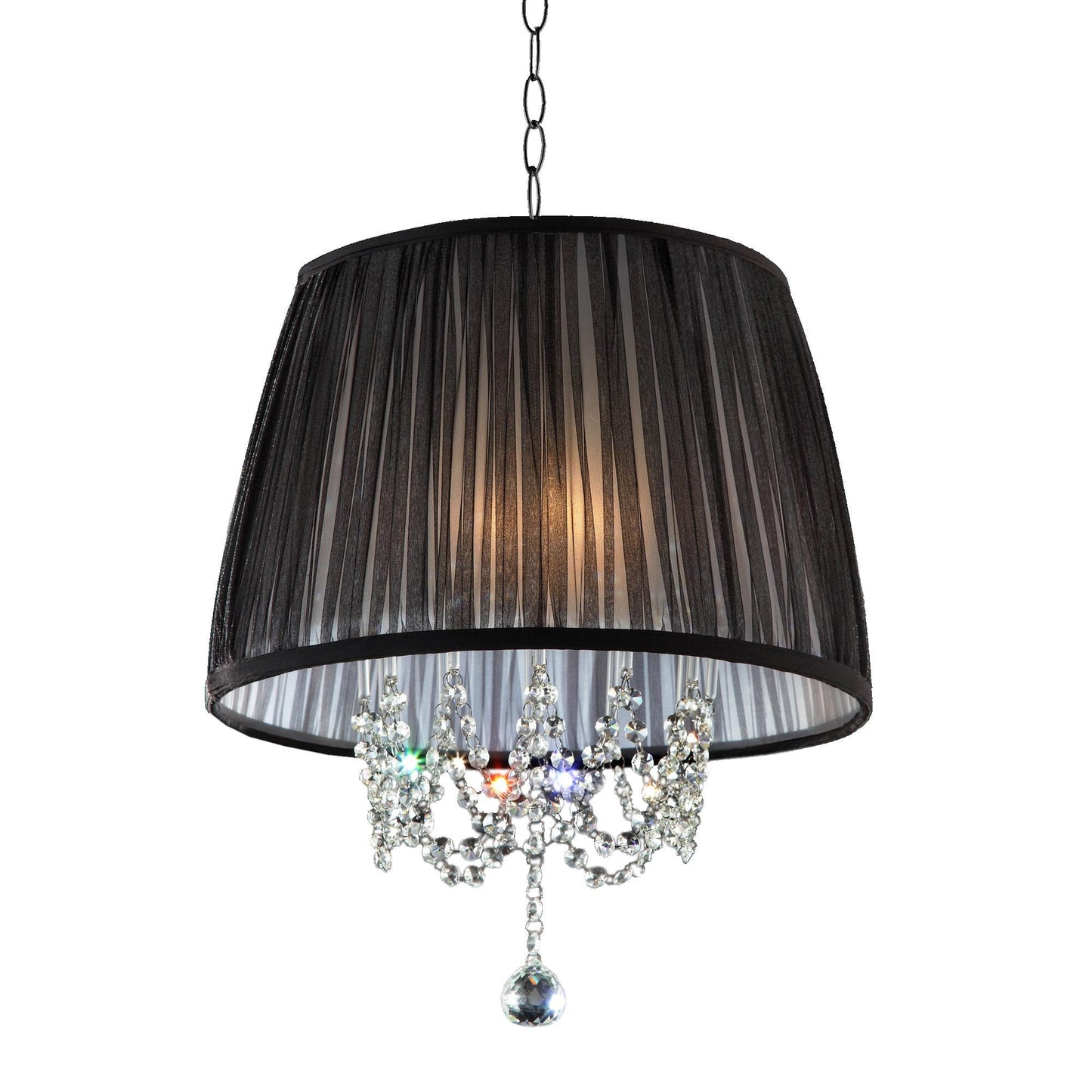 Elegant Ceiling Lamp with Crystal Accents By Homeroots | Ceiling Lamps | Modishstore - 2