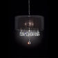 Contempo Silver Ceiling Lamp with Black Shade and Crystal Accents By Homeroots | Ceiling Lamps | Modishstore - 2