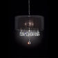 Contempo Silver Ceiling Lamp with Black Shade and Crystal Accents By Homeroots | Ceiling Lamps | Modishstore - 3