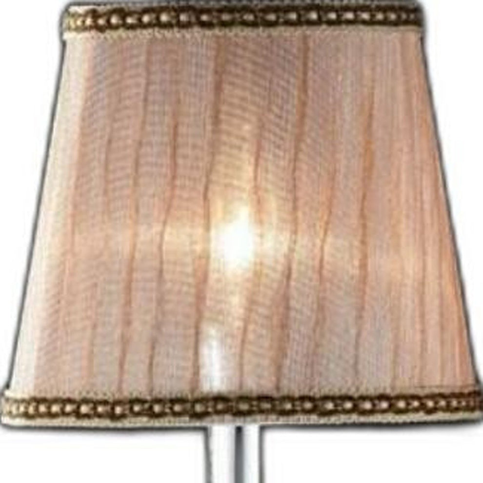 Silver and Pink Faux Crystal Dual Light Hanging Wall Sconce By Homeroots | Sconces | Modishstore - 4