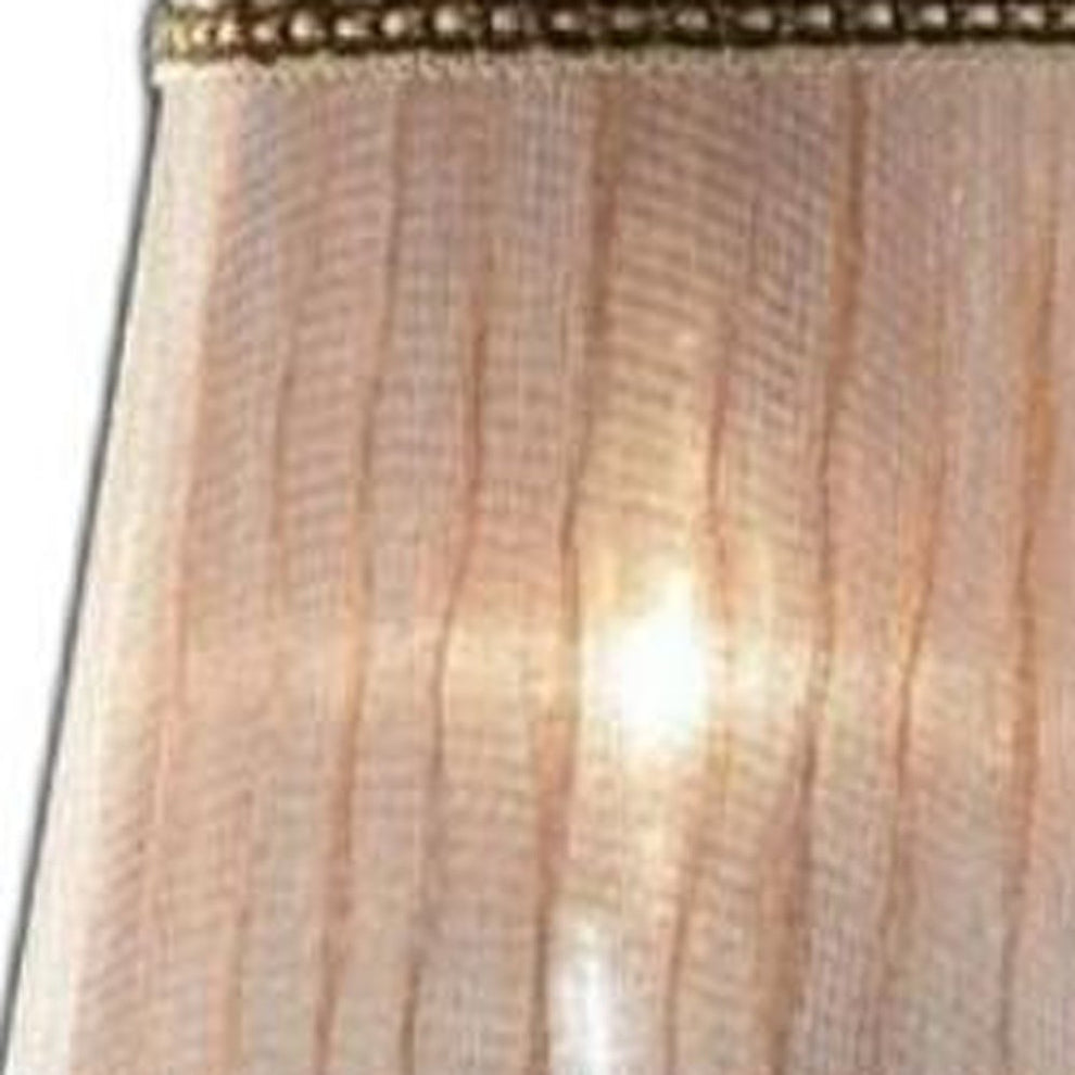 Silver and Pink Faux Crystal Dual Light Hanging Wall Sconce By Homeroots | Sconces | Modishstore - 5