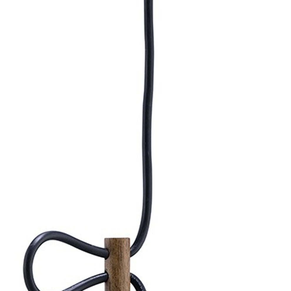 Industrial Two Tier Black Metal Hanging Light By Homeroots | Pendant Lamps | Modishstore - 4