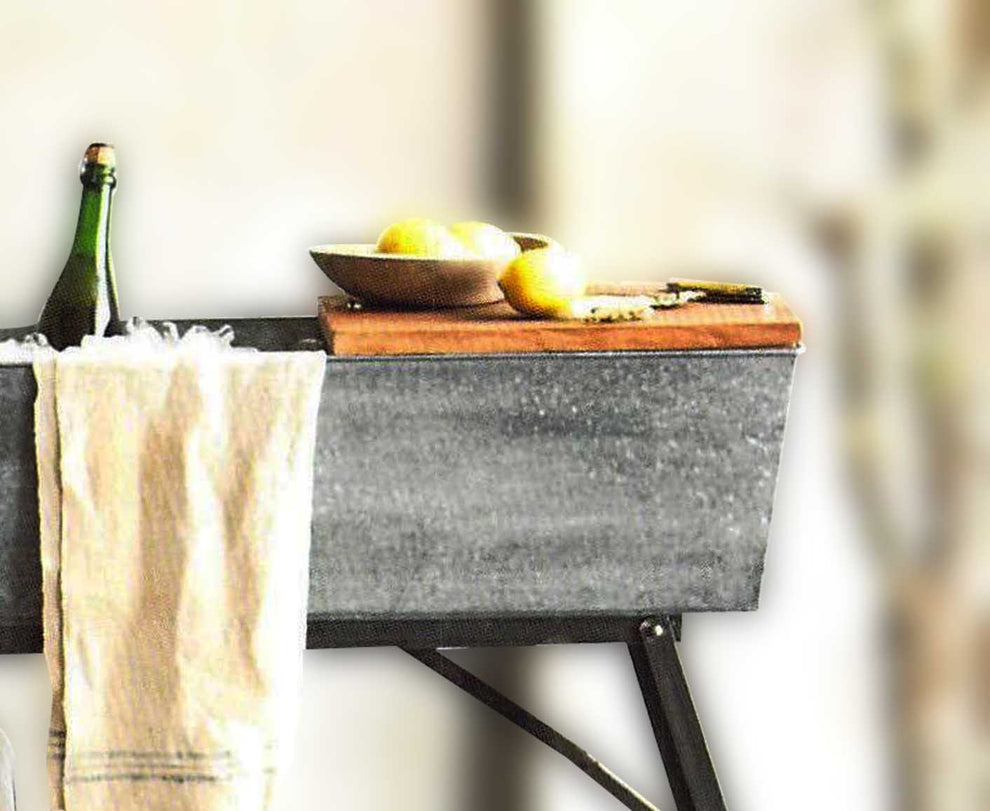 Roost Wine Trough Teak Cutting Board-3