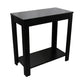 24" Black End Table With Shelf By Homeroots | End Tables | Modishstore