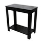 24" Black End Table With Shelf By Homeroots | End Tables | Modishstore - 3