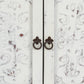 Distressed White Wooden Carved 2 Door And 2 Drawer Cabinet By Homeroots | Drawers | Modishstore - 6