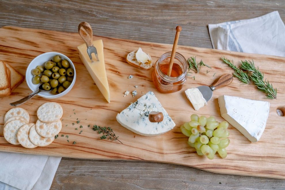 31" Artisan Organic Natural Wood Anti Bacterial Cutting Board By Homeroots | Trays | Modishstore - 4