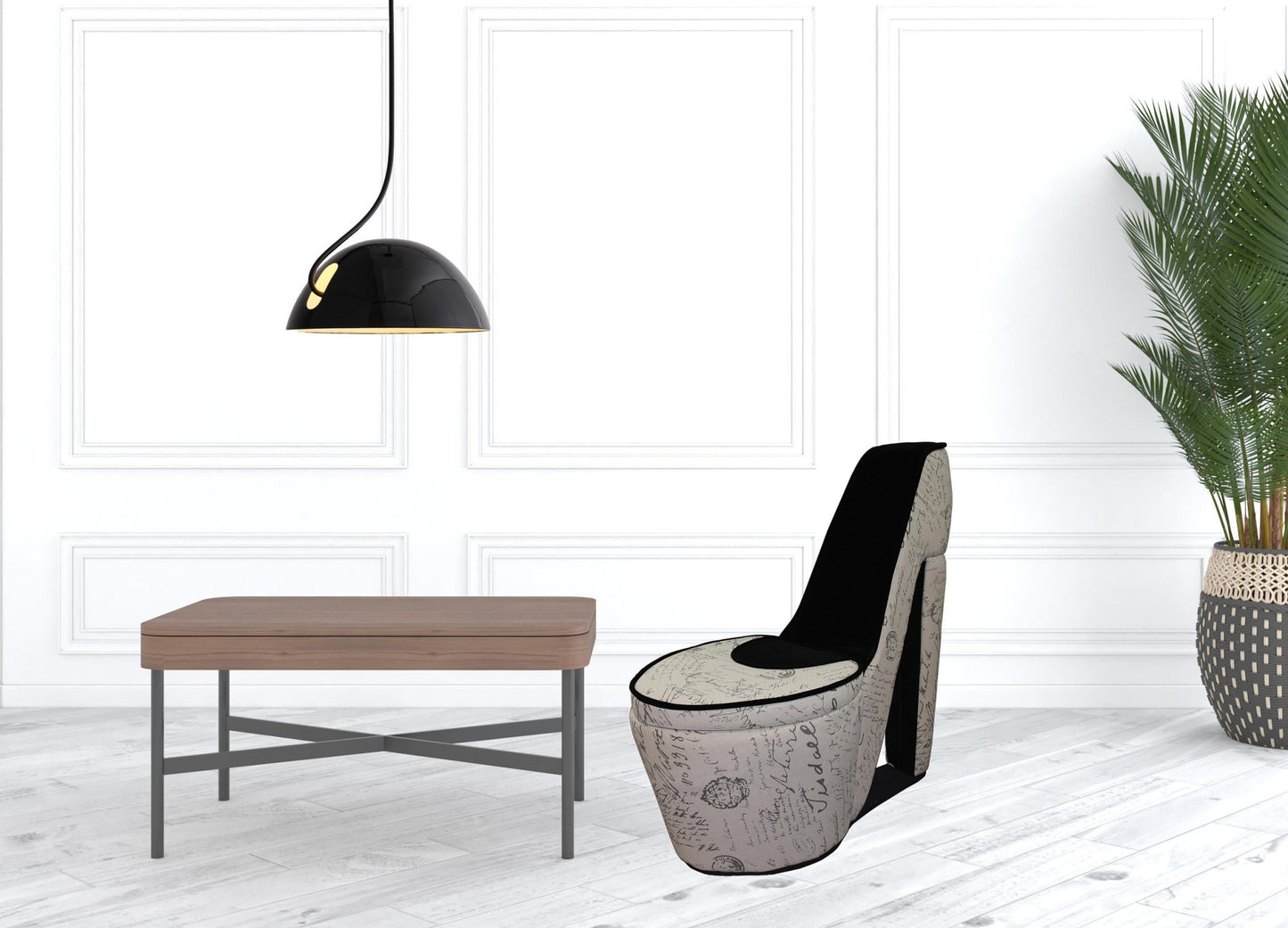 16" Beige 100% Polyester Side Chair By Homeroots | Armchairs | Modishstore