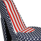 Red White and Blue Patriotic Print 1 High Heel Shoe Storage Chair By Homeroots | Accent Chairs | Modishstore - 10
