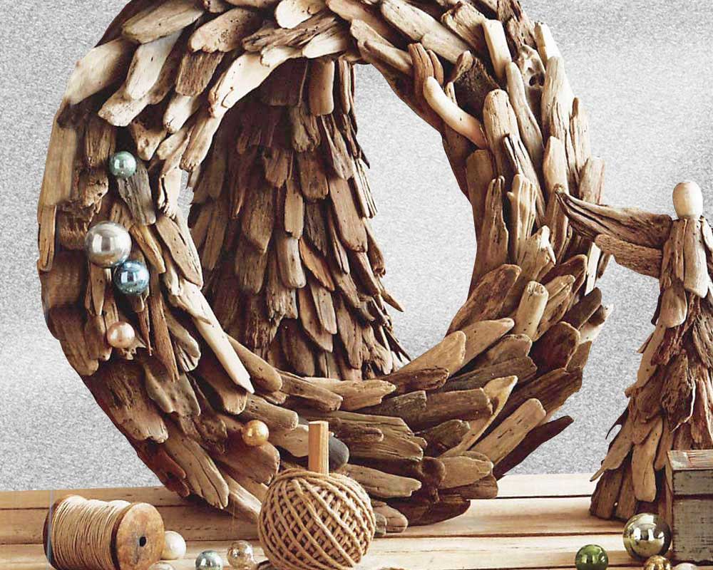 Roost Driftwood Wreaths - Set of 2-8