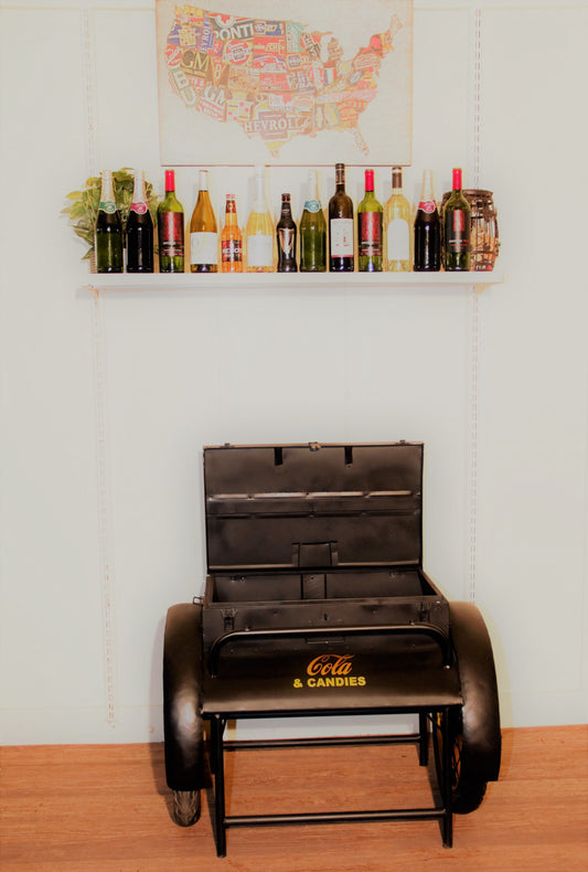 27" Black Steel End Table By Homeroots | End Tables | Modishstore