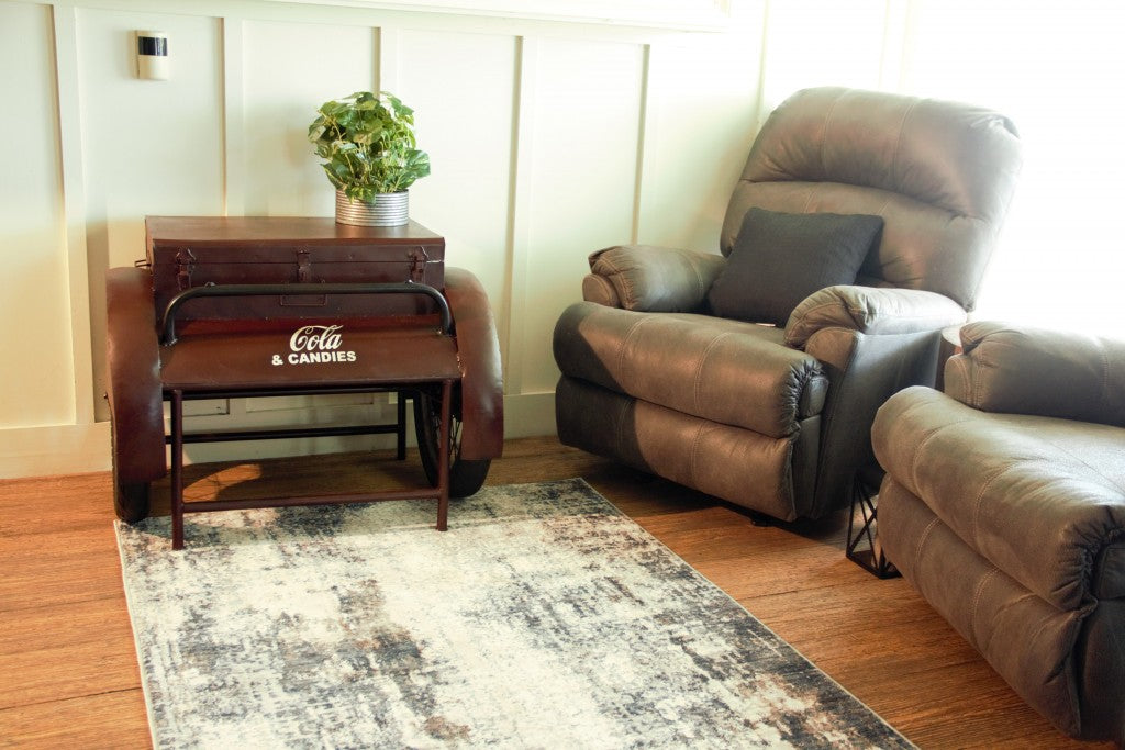 27" Maroon Steel End Table By Homeroots | End Tables | Modishstore