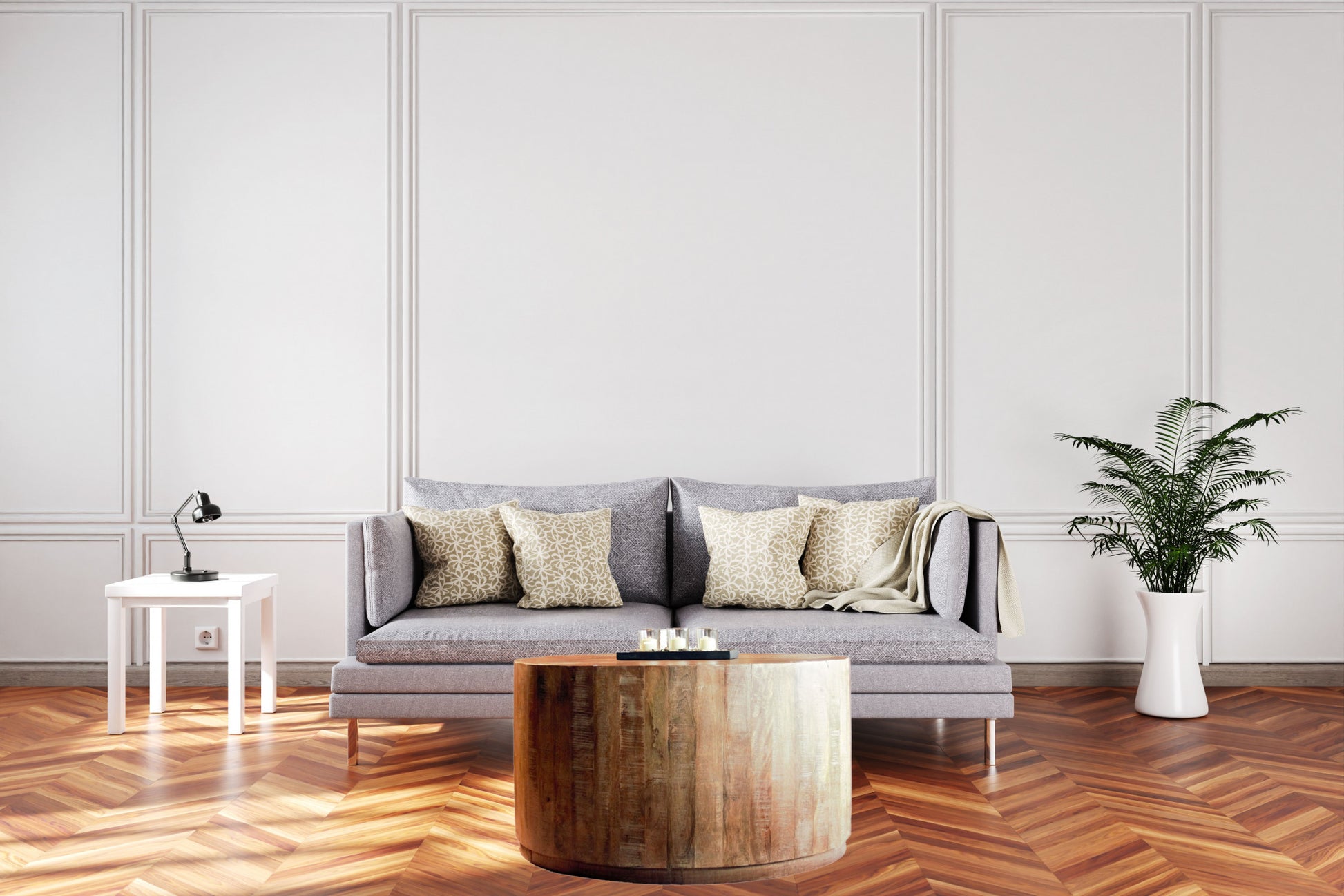 34" Natural Solid Wood Round Bunching Coffee Tables By Homeroots | Coffee Tables | Modishstore - 7