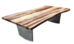 31" Natural Solid Wood Rectangular Coffee Table By Homeroots | Coffee Tables | Modishstore - 2