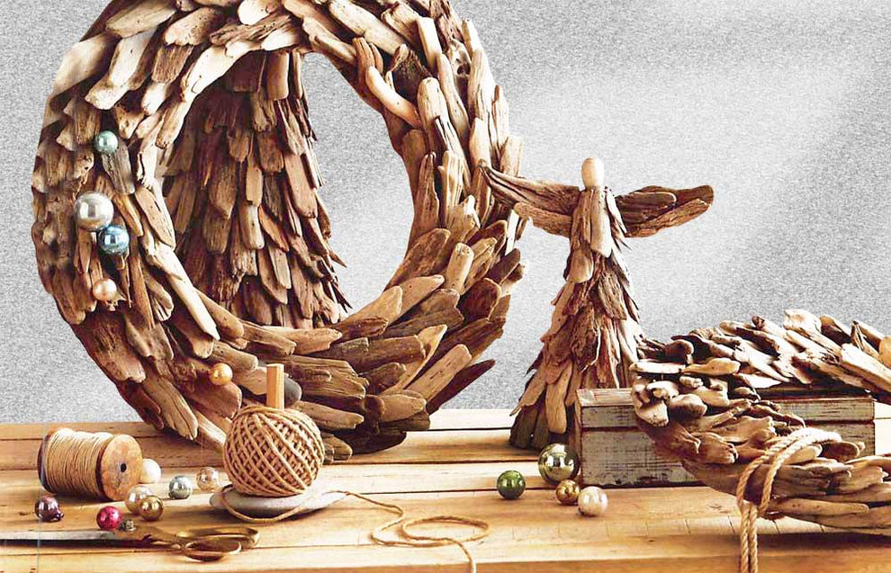Roost Driftwood Wreaths - Set of 2-6