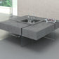 Modern Gray Faux Concrete and Glass Floating Coffee Table By Homeroots | Coffee Tables | Modishstore