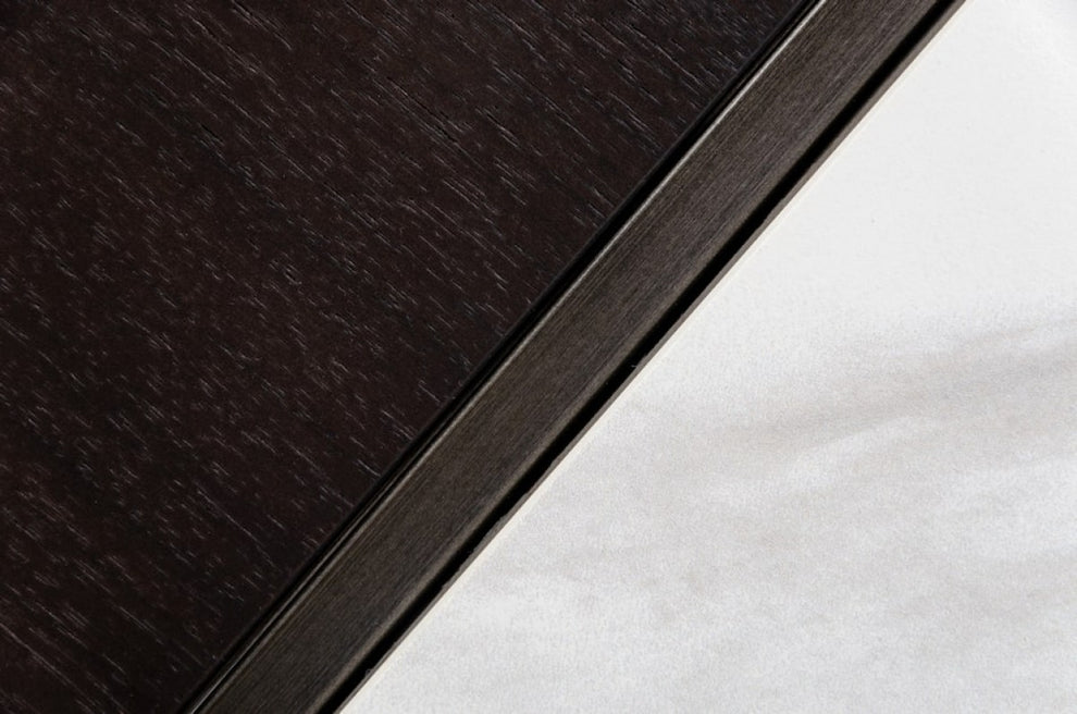 Modern White Black and Rose Gold Coffee Table with One Drawer By Homeroots | Coffee Tables | Modishstore - 5