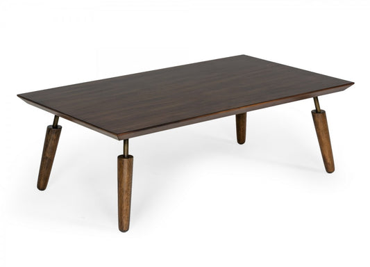 Mid Century Modern Acacia Coffee Table By Homeroots | Coffee Tables | Modishstore