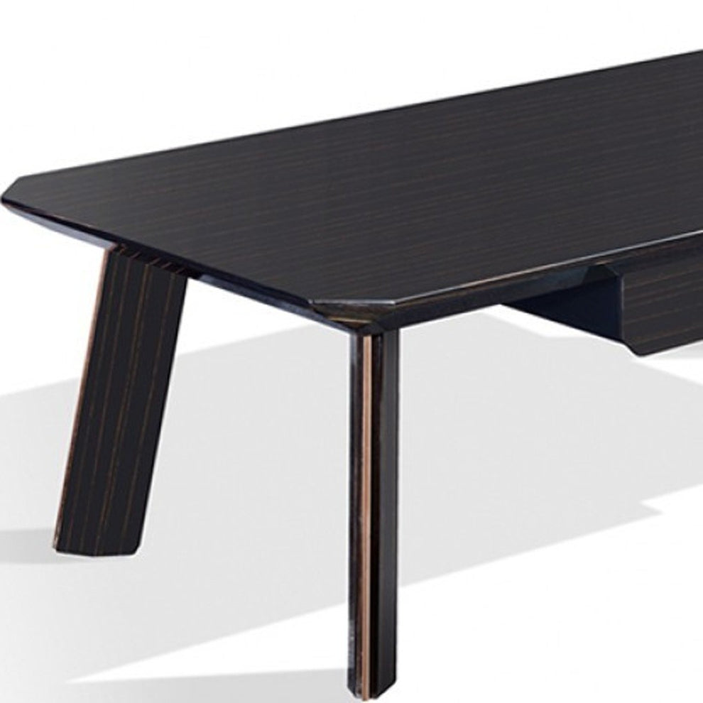 Modern Black and Rose Gold Coffee Table By Homeroots | Coffee Tables | Modishstore - 3