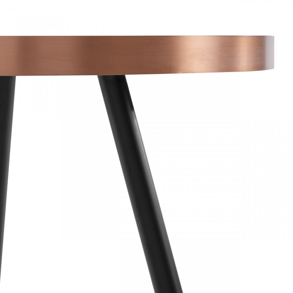 Modern Small Black and Gold Ceramic Coffee Table By Homeroots | Coffee Tables | Modishstore - 4