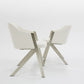 Set of Two White Faux Leather Modern Dining Chairs By Homeroots - 472150 | Dining Chairs | Modishstore - 5
