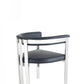 Black Silver Dining Chair By Homeroots | Dining Chairs | Modishstore - 4