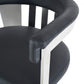 Black Silver Dining Chair By Homeroots | Dining Chairs | Modishstore - 7