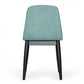 Set of Two Mint Fabric Dining Chairs By Homeroots | Dining Chairs | Modishstore - 5