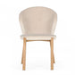Beige Velvet Rosegold Dining Chair By Homeroots | Dining Chairs | Modishstore - 3