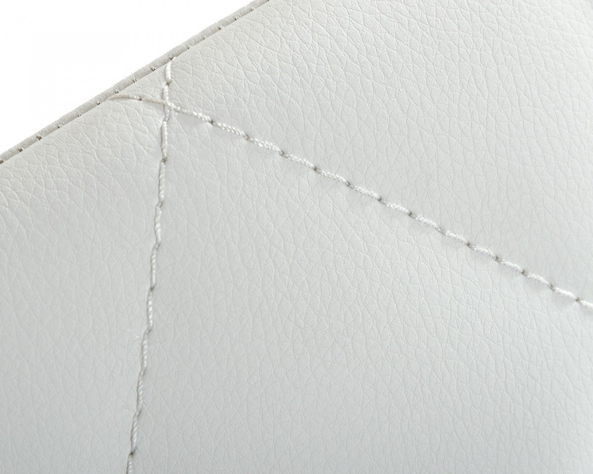 White Gold Dining Chair By Homeroots | Dining Chairs | Modishstore - 5