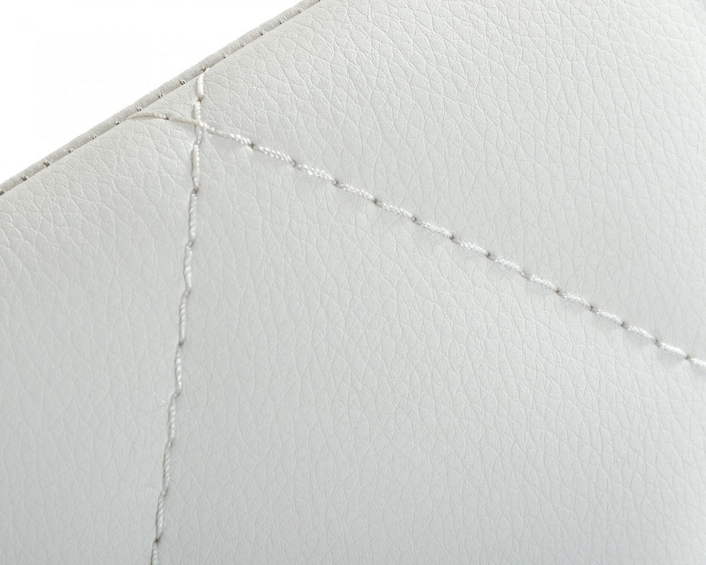White Gold Dining Chair By Homeroots | Dining Chairs | Modishstore - 5