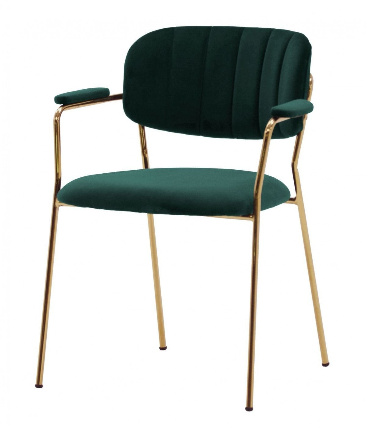 Set of Two Green Modern Dining Chairs By Homeroots | Dining Chairs | Modishstore - 3