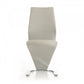 Set of Two White Faux Leather Modern Dining Chairs By Homeroots - 472191 | Dining Chairs | Modishstore - 4
