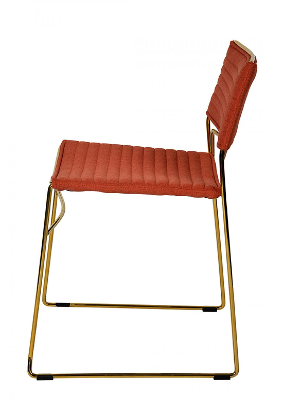 Set of Two Gray Gold Fabric Dining Chairs By Homeroots | Dining Chairs | Modishstore - 13