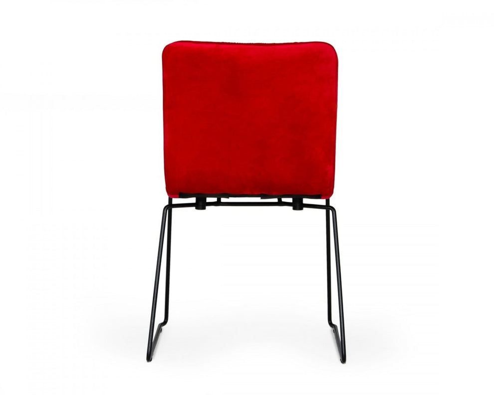Set of Two Emerald Green Velvet Dining Chairs By Homeroots | Dining Chairs | Modishstore - 22